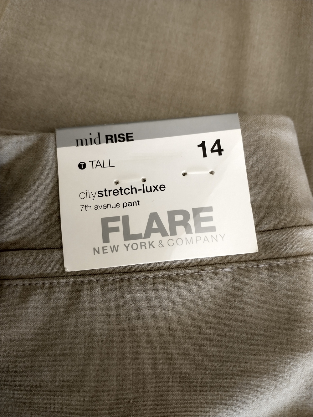 New York & Company Tan Wide-Leg Dress Pants - Picture 2 of 10
